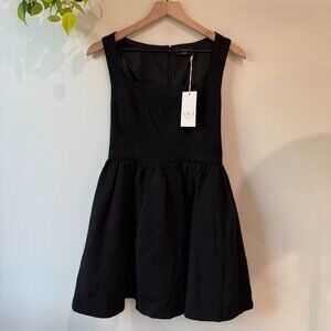 VICI Exclusive Black Fit & Flare Mini Dress NWT Sleeveless Square Neck Size S